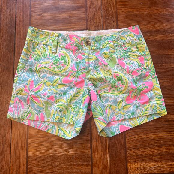 Lilly Pulitzer The Callahan Short Coconut Jungle Size 2 - Picture 11 of 11
